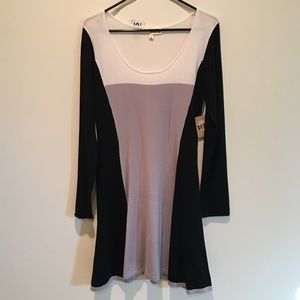 Juniors Derek Heart Long Sleeve Sz Large Dress